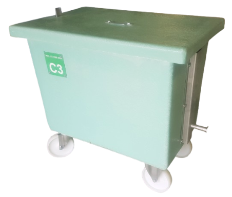 Bac 400 C avec couvercle Bac 400 C avec couvercle